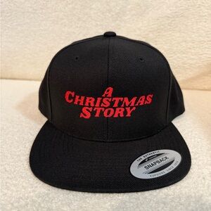 Black 'A Christmas Story' Snapback Hat